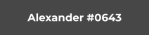 Alexander #0643